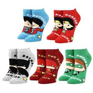 Justice League of America - 5 Pairs of Socks